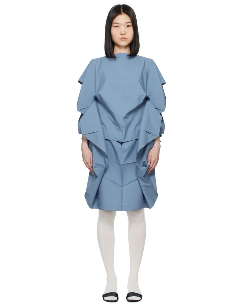 Issey Miyake Blue No. 7 Midi Dress 72