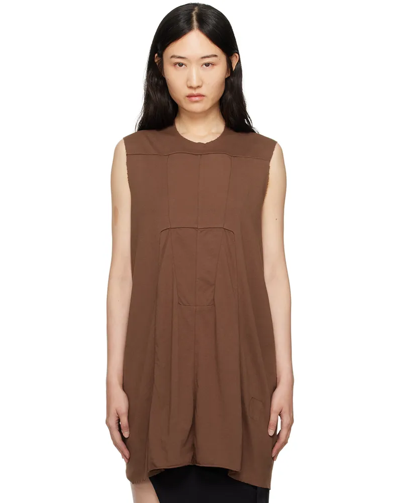DRKSHDW by Rick Owens Brown Porterville Luxor Tank Top 83
