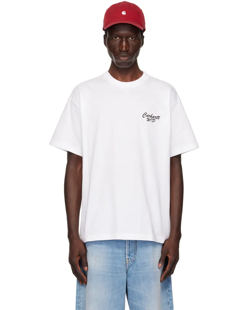 Carhartt WIP White Friendship T-Shirt Xx