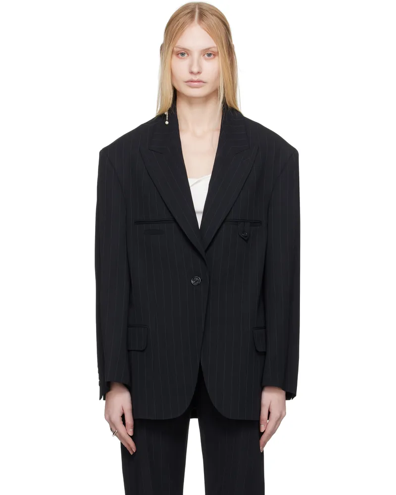 Acne Studios Navy Single-Breasted Blazer 885