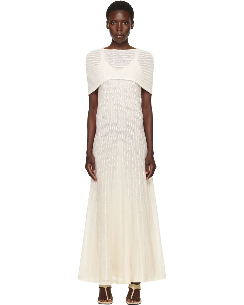 KHAITE Off-White Thora Maxi Dress 183