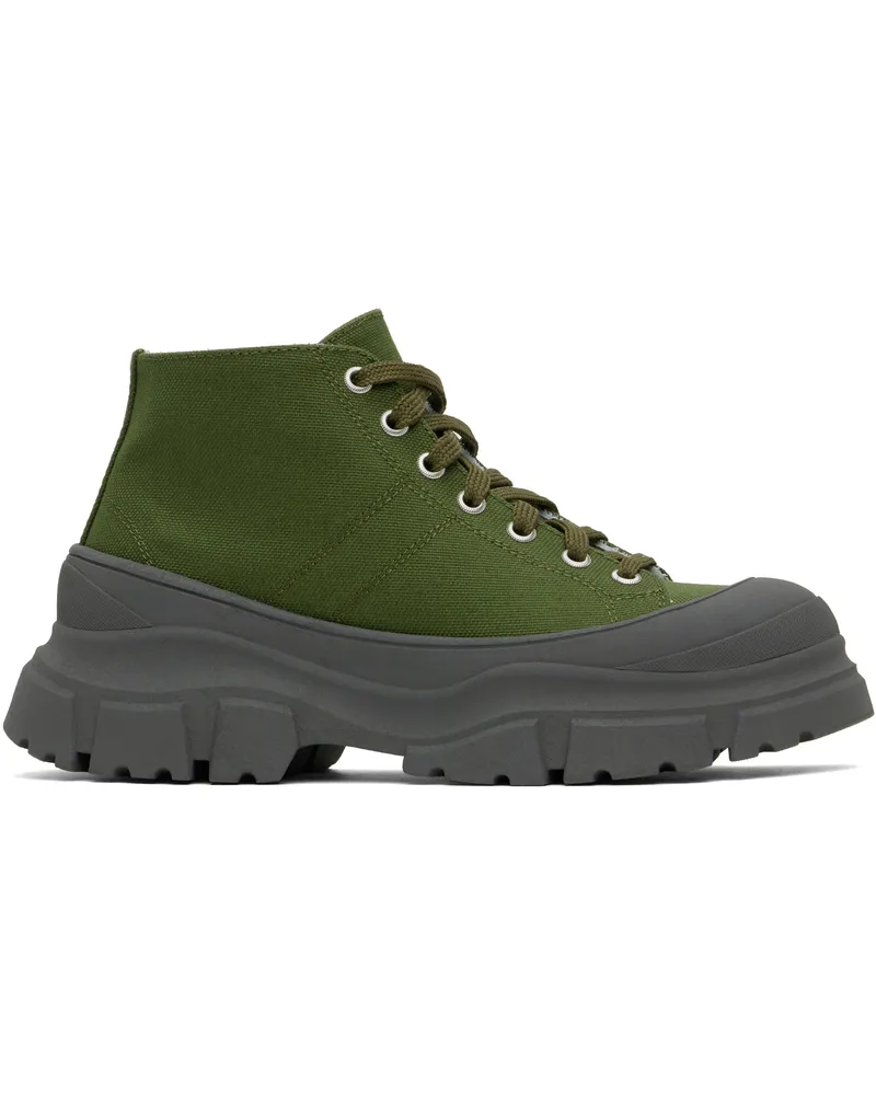 Sofie D'Hoore Green & Gray Fairway Sneakers Khaki
