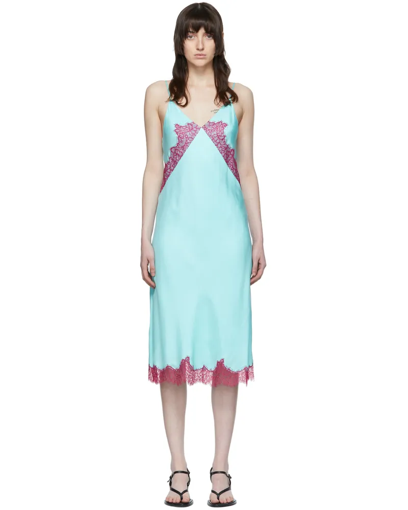 Rag & Bone Blue Logan Midi Dress Brtblue