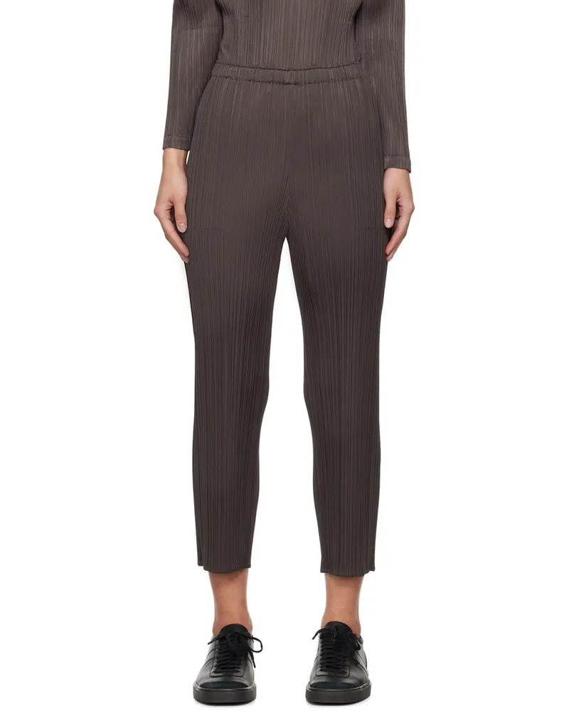 Issey Miyake Gray Monthly Colors January Trousers 18