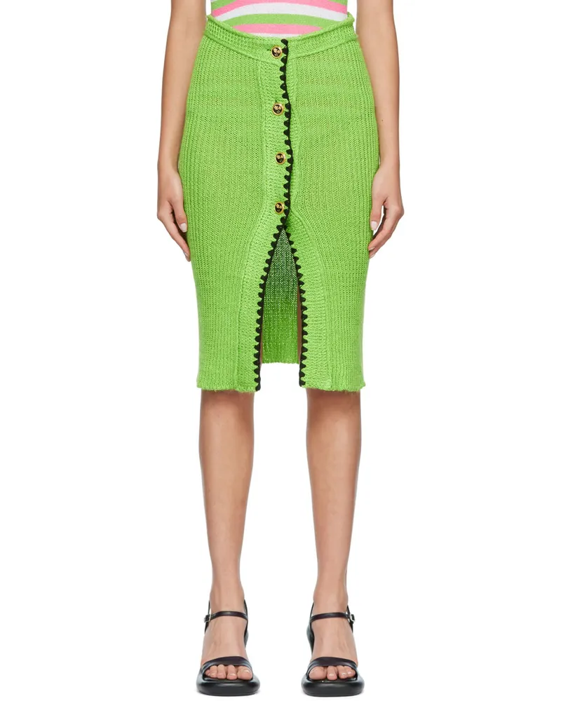 CORMIO Green Laura Midi Skirt Green
