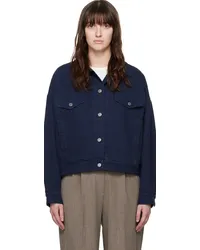 A.P.C. Navy Cally Denim Jacket Iak