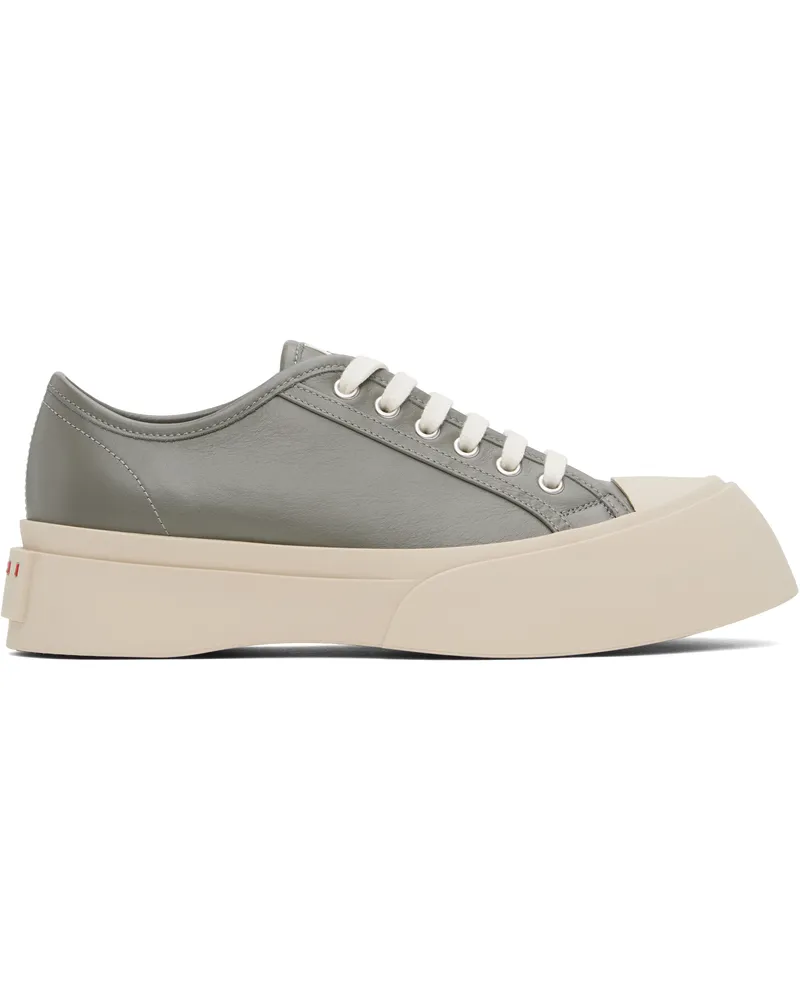 Marni Gray Nappa Leather Pablo Sneakers 00n62