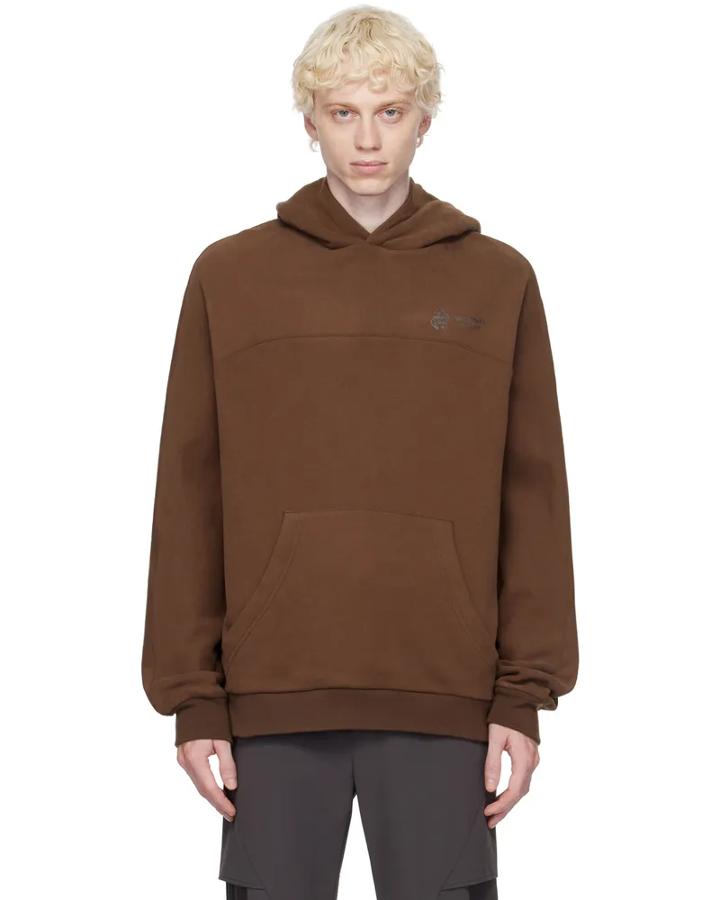 Uncertain Factor Brown Linebacker Hoodie Brown