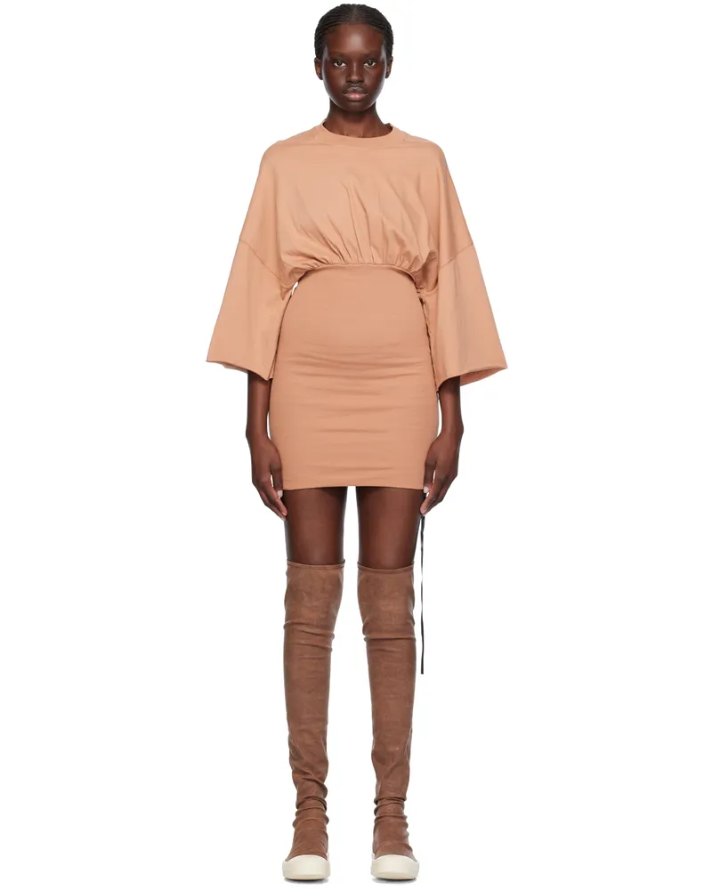 DRKSHDW by Rick Owens Pink Tommy Minidress 13