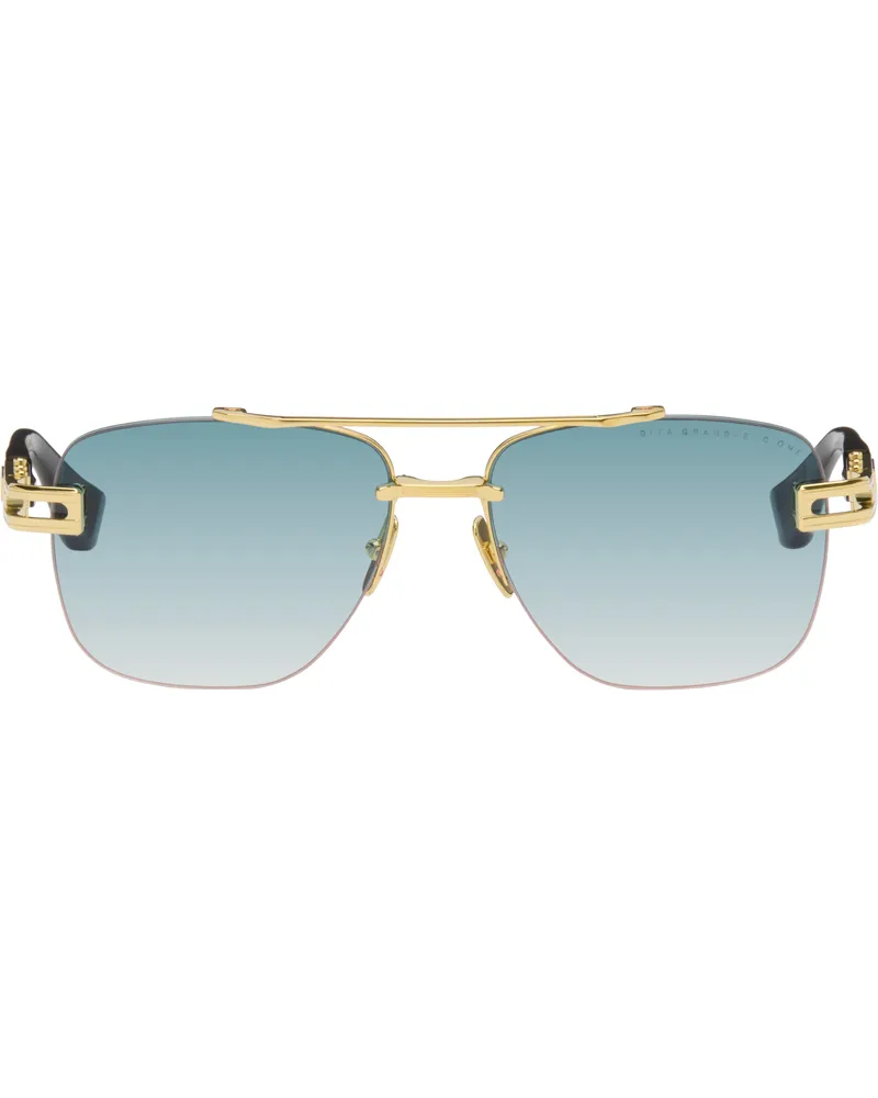 DITA SSENSE Exclusive Gold GRAND-EVO ONE Sunglasses Black