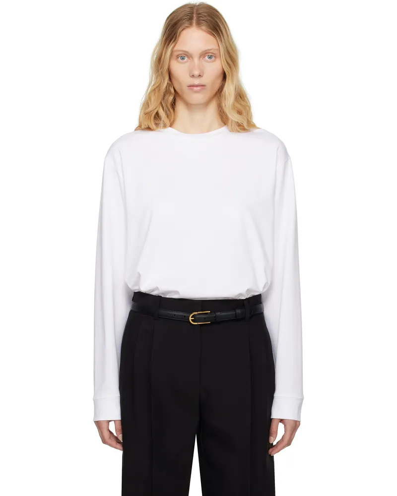 The Row White Ciles R T-shirt Wht