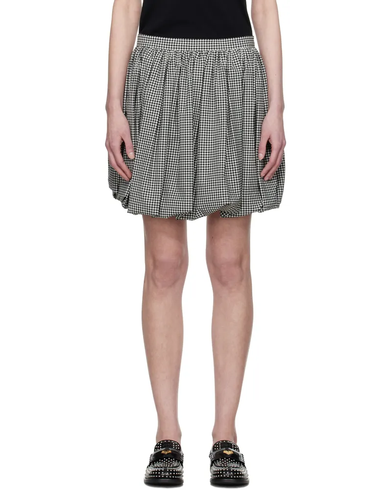Marni Black & White Balloon Miniskirt Chn99