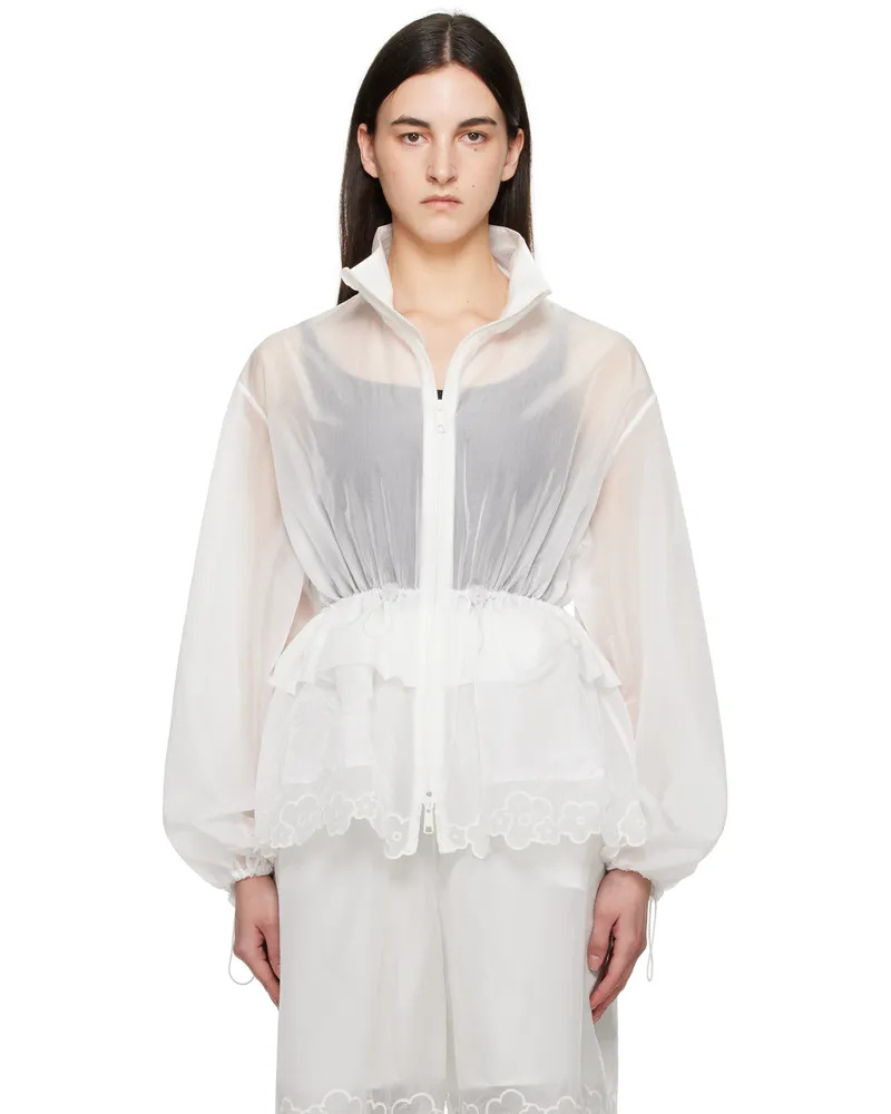 Cecilie Bahnsen White Arlo Jacket White