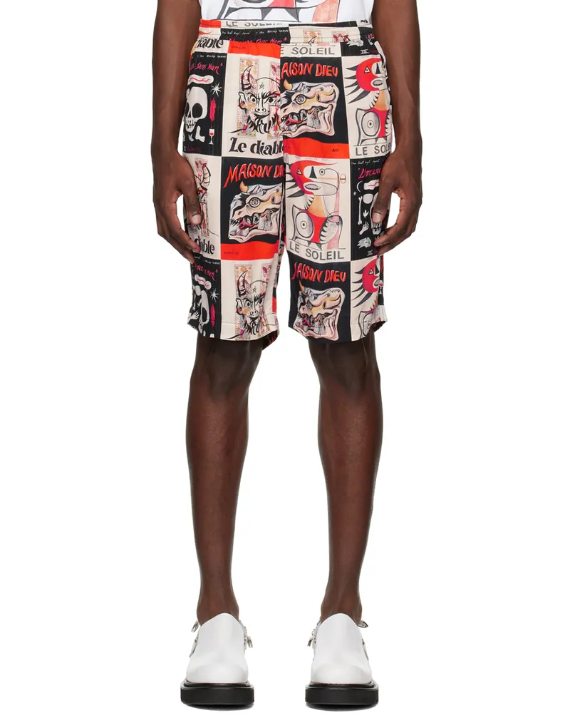 ENDLESS JOY Multicolor Tarot Board Shorts Multi