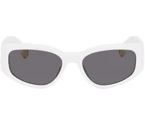 White 'Les Lunettes Gala' Sunglasses