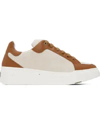 Max Mara Beige & Tan Maxigreen Sneakers Tobacco