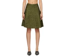 SSENSE Exclusive Khaki Fullweave Miniskirt