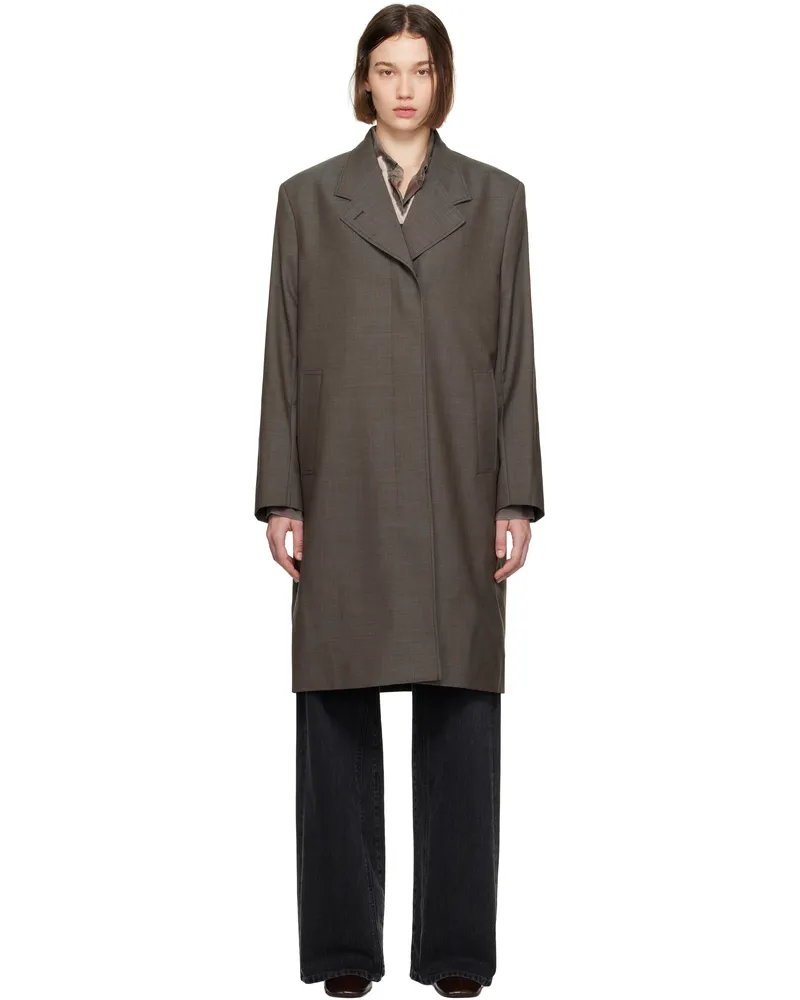 Our Legacy Gray Order Coat Grey