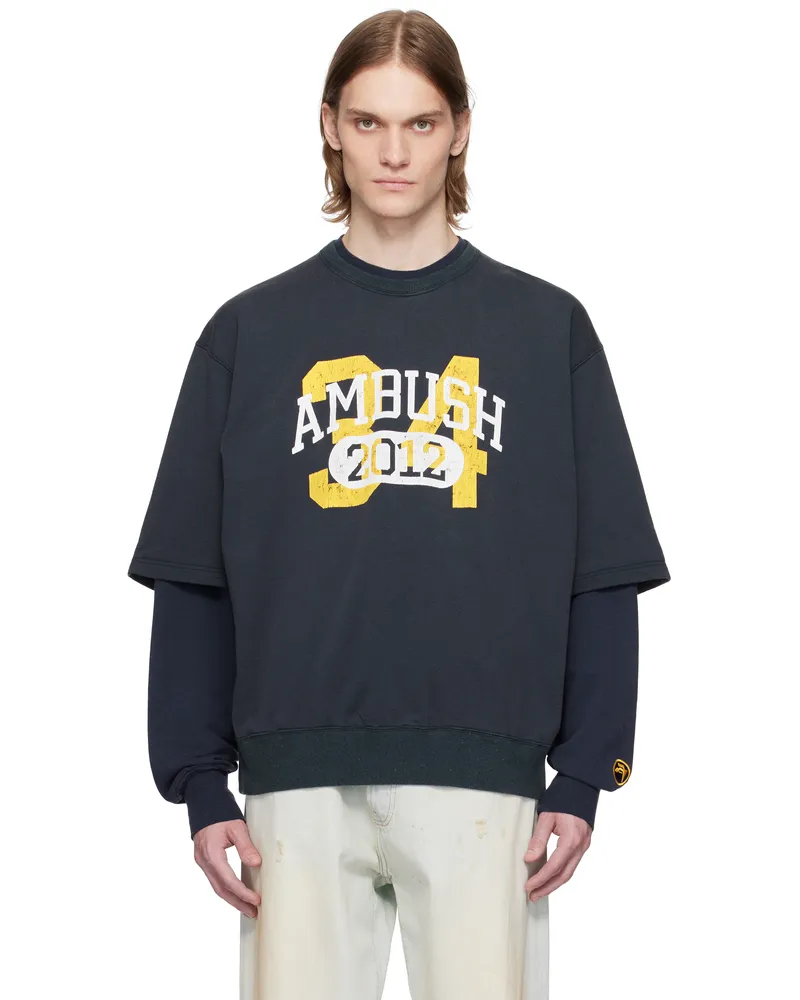 AMBUSH Navy Layered Sweatshirt Navy
