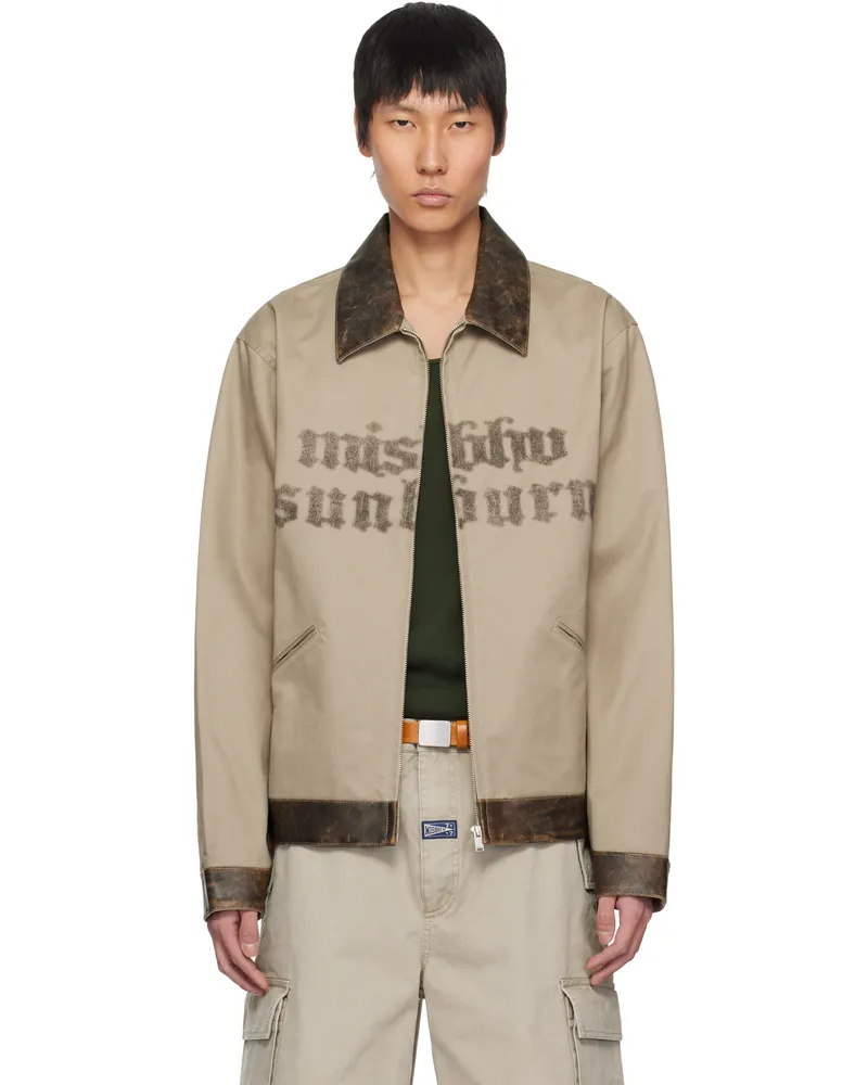 MISBHV Beige 'Sunburn' Work Jacket Beige