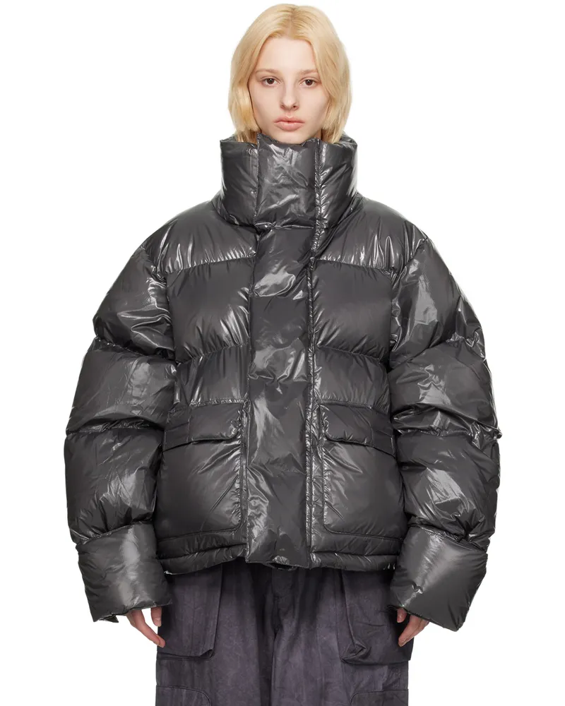 Entire Studios Gray PFD V2 Down Jacket Gunmetal