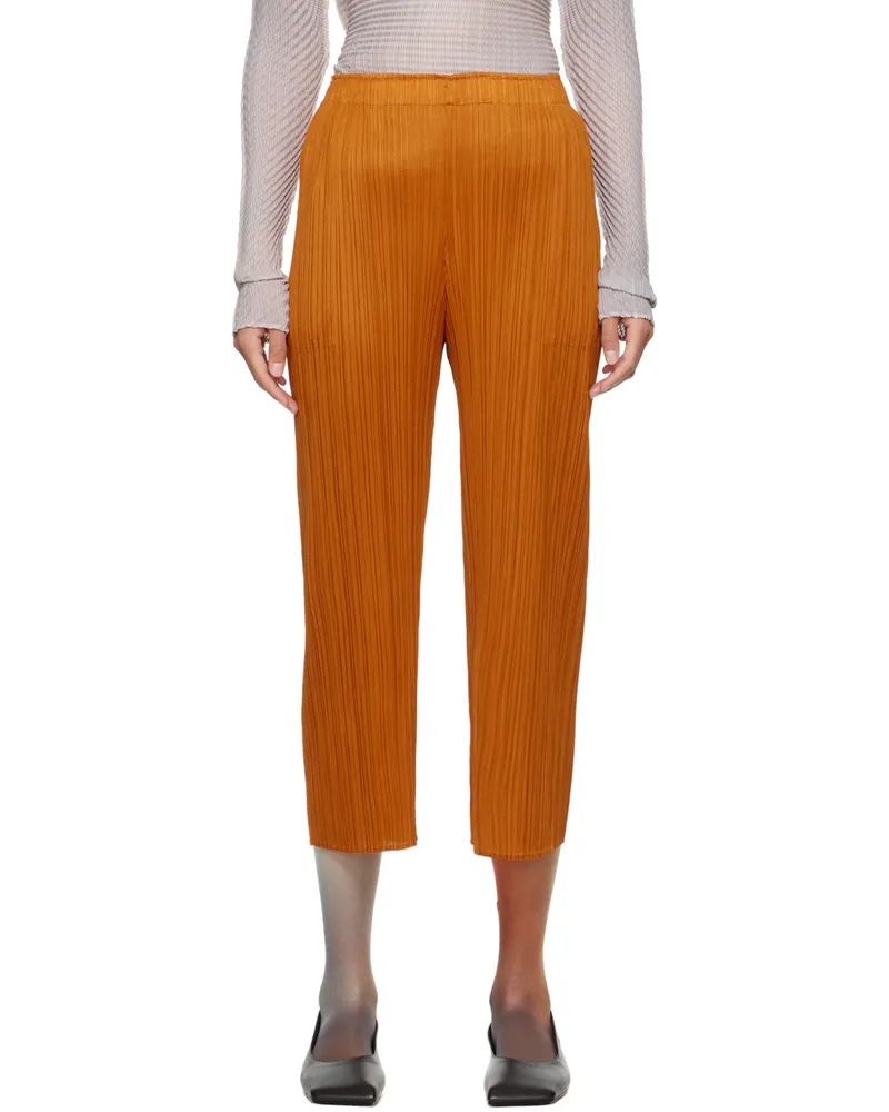 Issey Miyake Orange Monthly Colors April Trousers 46