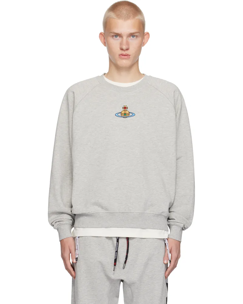 Vivienne Westwood Gray Raglan Sweatshirt Aw24-p001