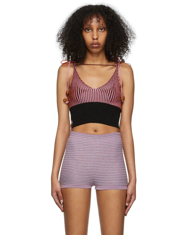 ANDREJ GRONAU SSENSE Exclusive Pink Bra Pink