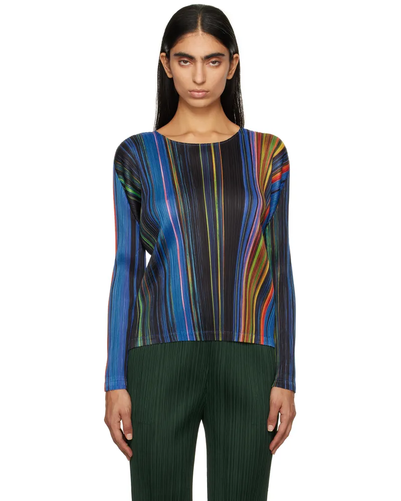 Issey Miyake Multicolor Warp Sweater 15