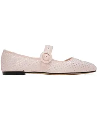 Repetto Pink Georgia Square-Toe Mary Jane Ballerina Flats Icone