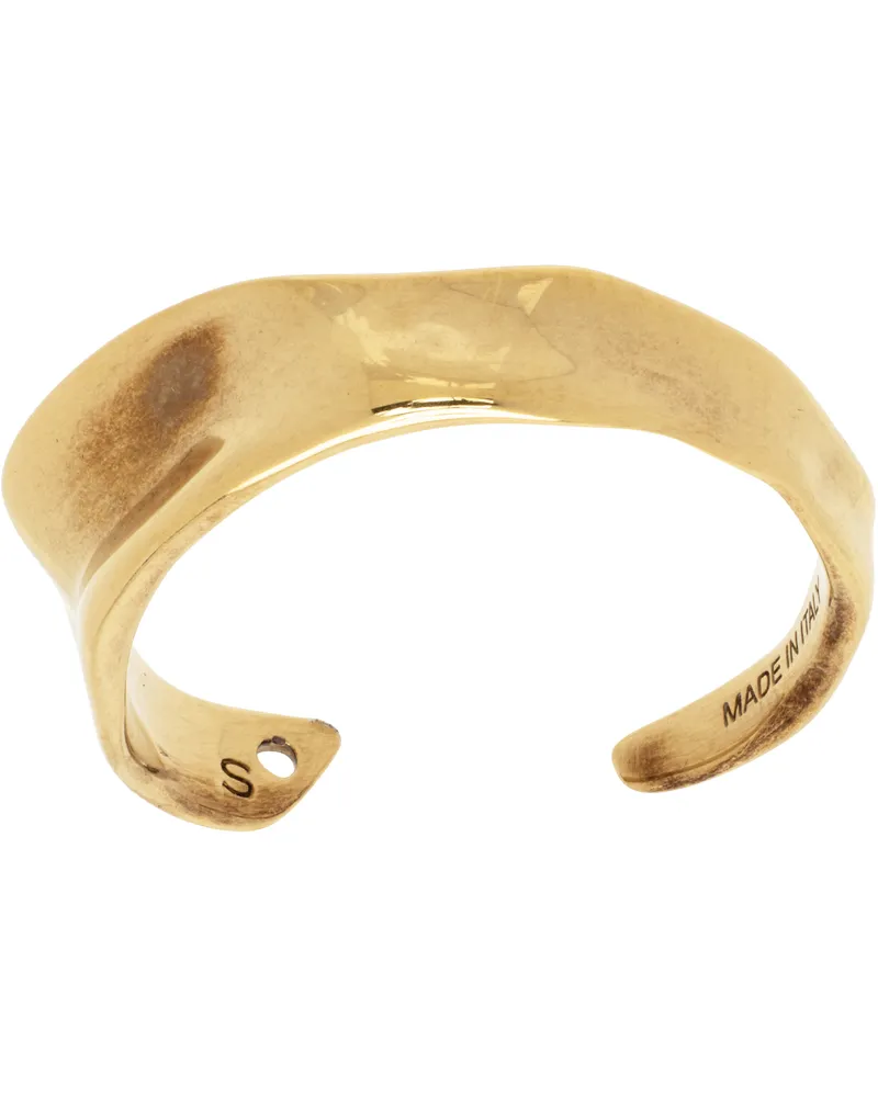 Dries van Noten Gold Textured Ring 965