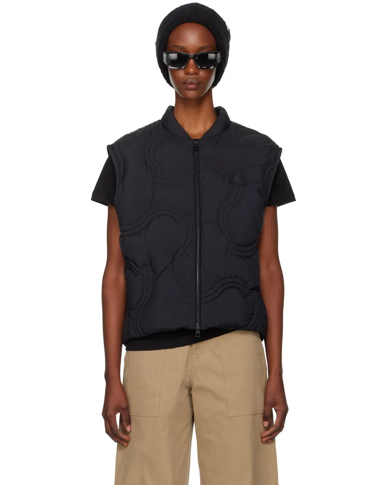 Moncler Black Druzy Down Vest 952