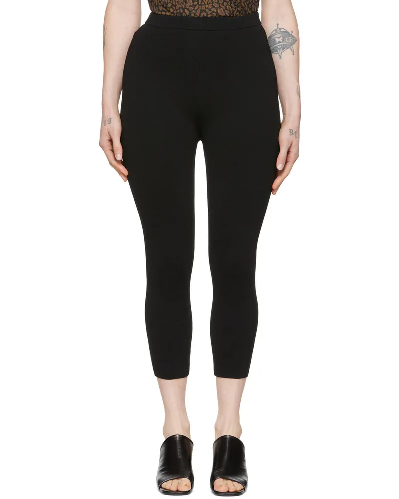 Nanushka Black Carole Leggings Matte
