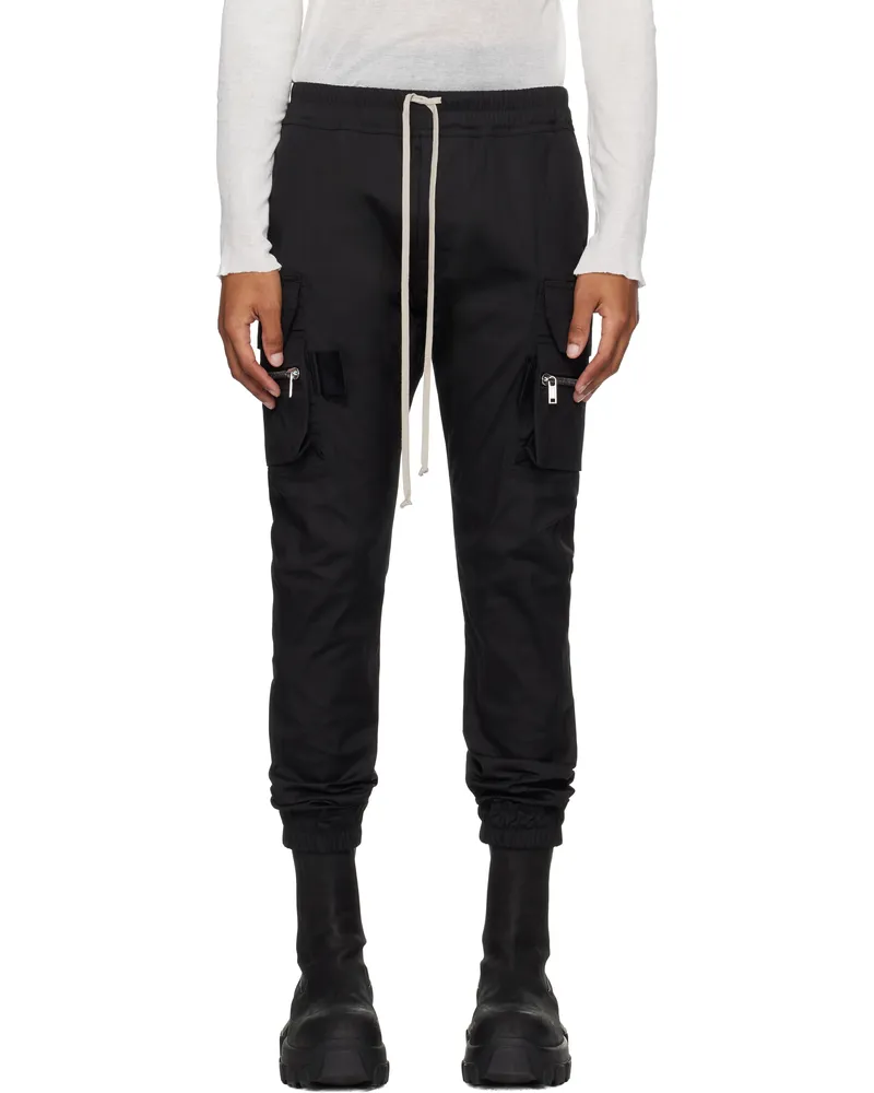 Rick Owens Black Concordians Mastodon Cargo Pants 09