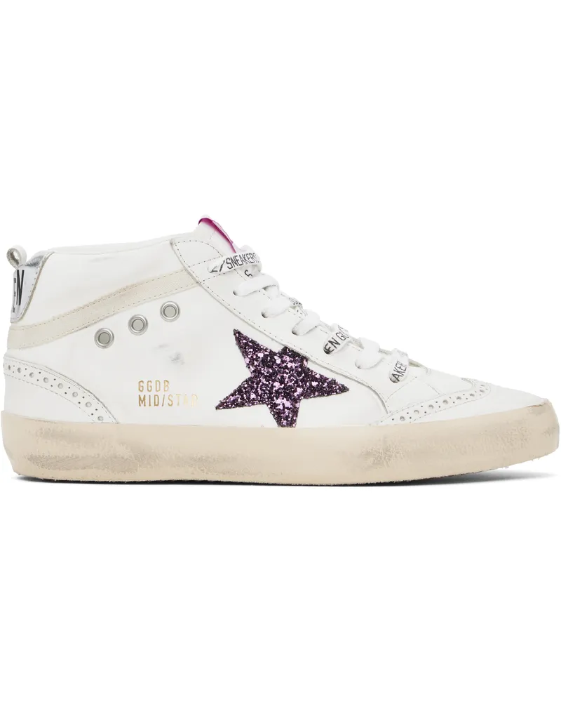 Golden Goose White Mid Star Sneakers 82710