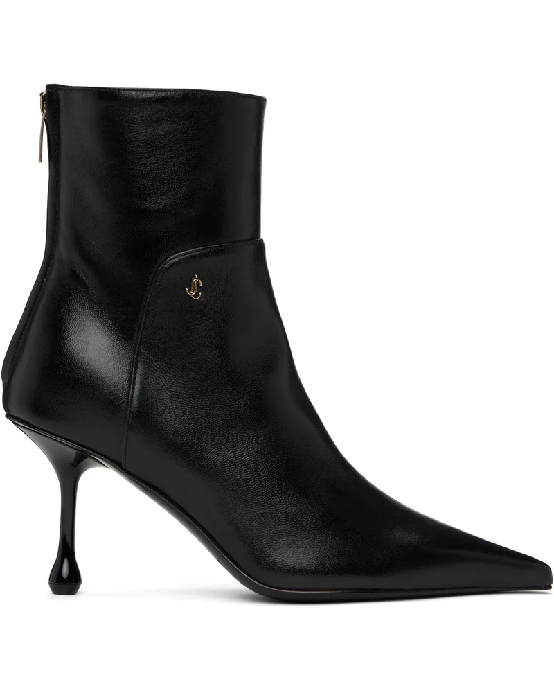 Jimmy Choo Black Cycas 80 Ankle Boots Black