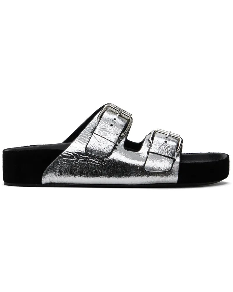 Isabel Marant Silver Lennyo Sandals 08si