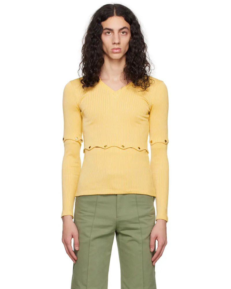 HEAD OF STATE Yellow Ade Polo Yellow