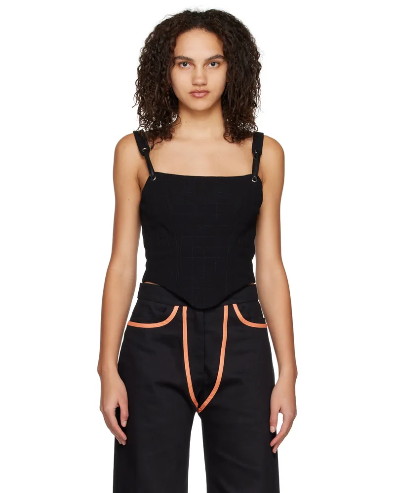 Paris Georgia Black Lottie Tank Top Black