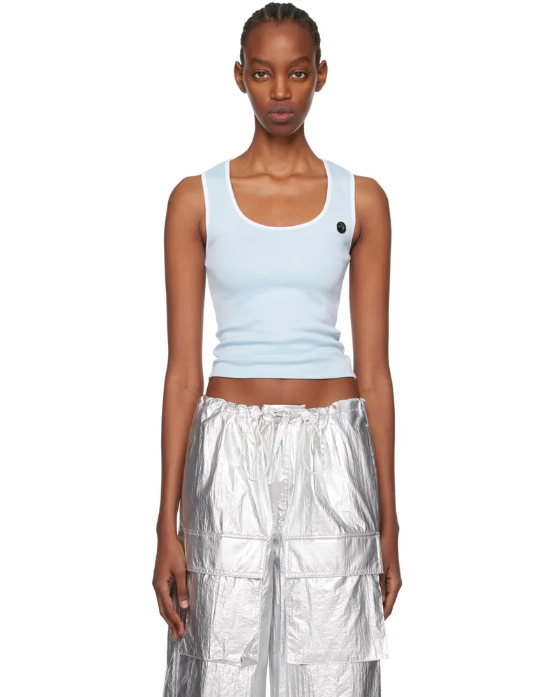 AMBUSH Blue Running Tank Top Baby