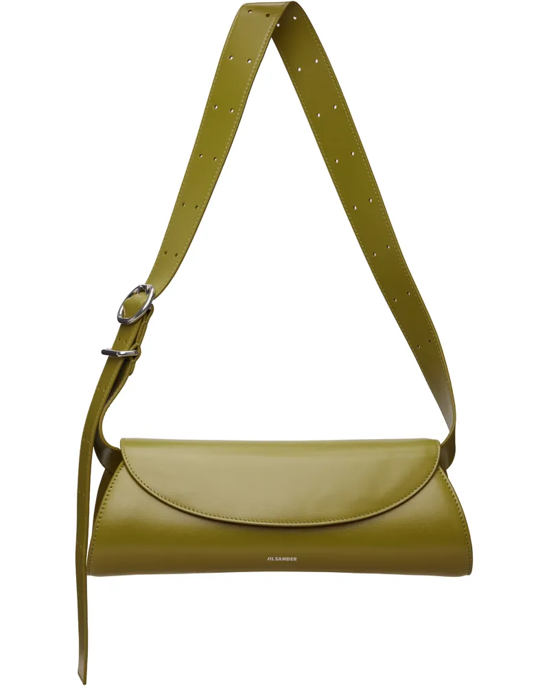 Jil Sander Green Cannolo Small Bag 321