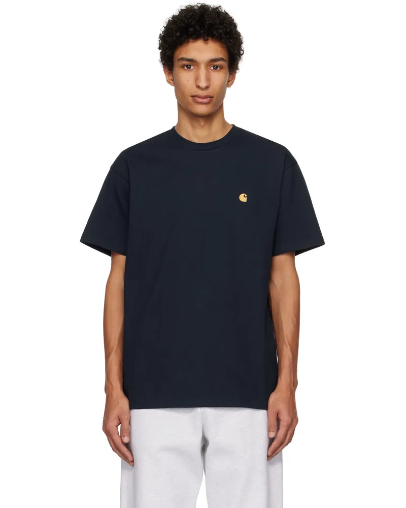 Carhartt WIP Navy Chase T-Shirt 2mzxx