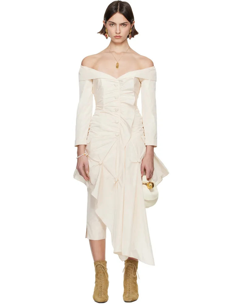 Renaissance Renaissance SSENSE Exclusive Bridal Capsule Coco Minidress White