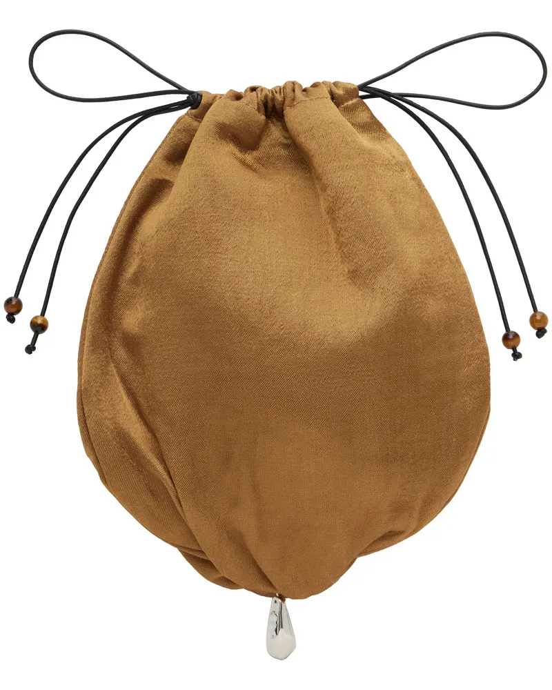 Sophie Buhai Brown Teardrop Pouch Bronze
