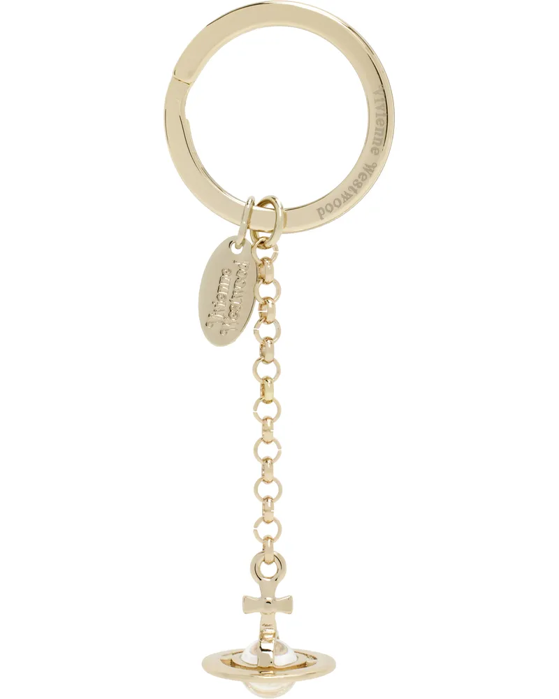 Vivienne Westwood Gold Hanging Orb Keychain R401