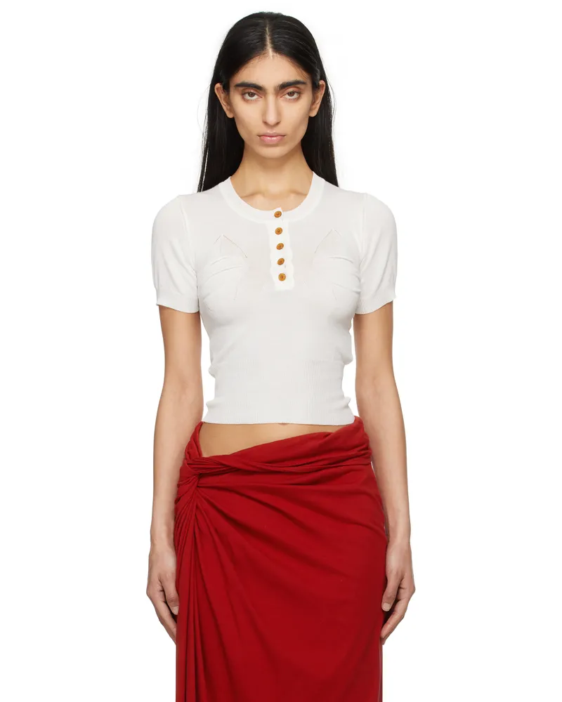 Vivienne Westwood Off-White Tit Top A401