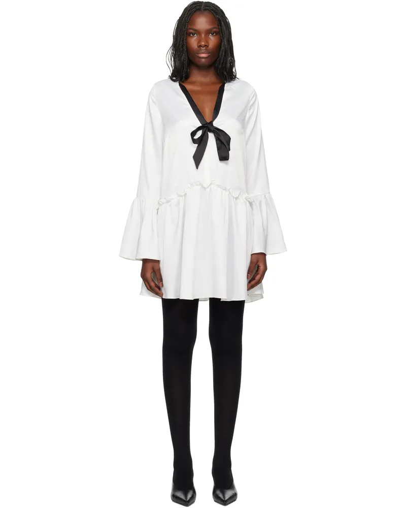 Kika Vargas White Issa Minidress White