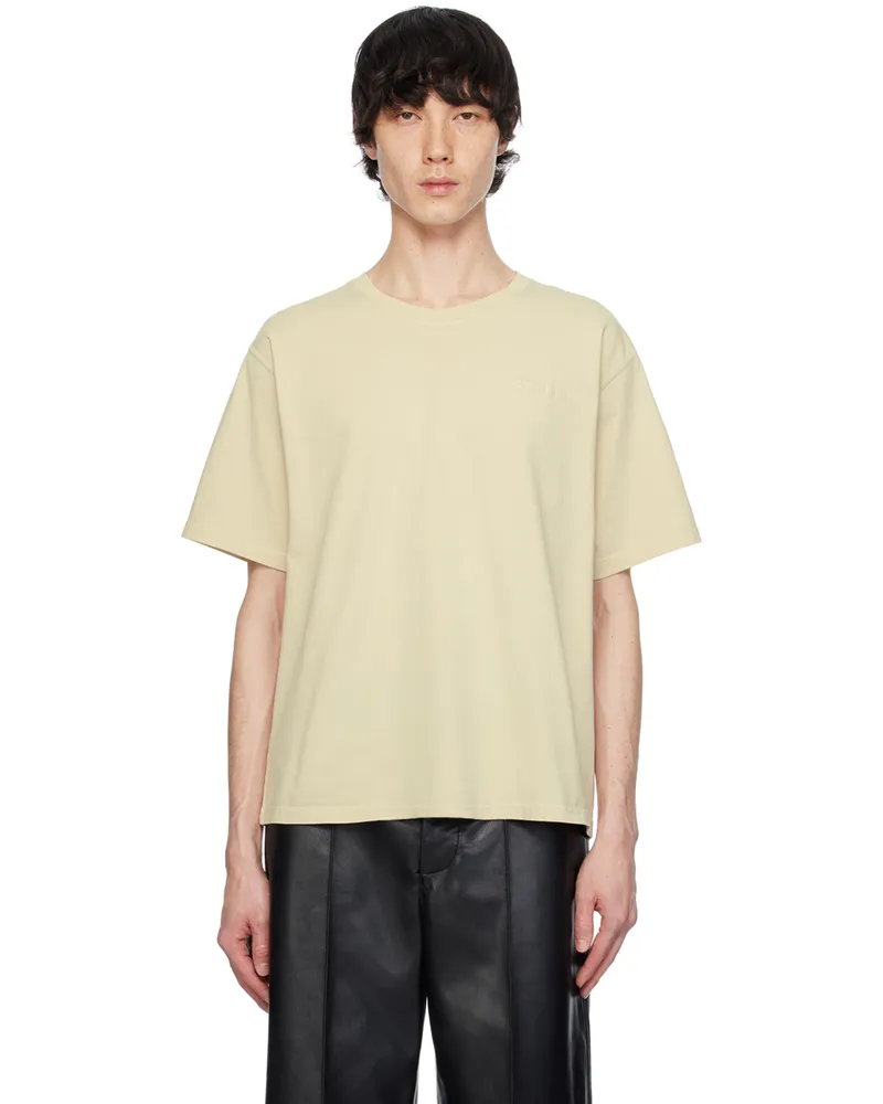 Nanushka Beige Reece T-Shirt Shell