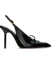 Jacquemus Black Les Sculptures 'Les slingbacks Cubisto hautes' Heels Black