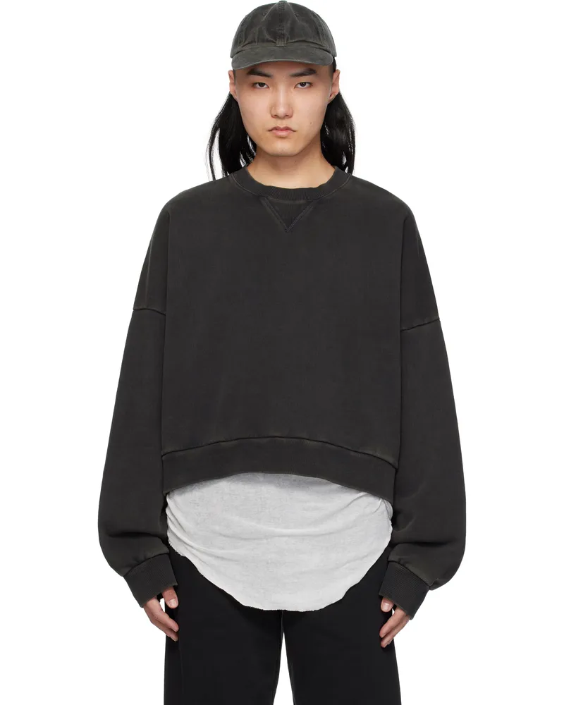 Entire Studios Black Box Sweatshirt Washedblack